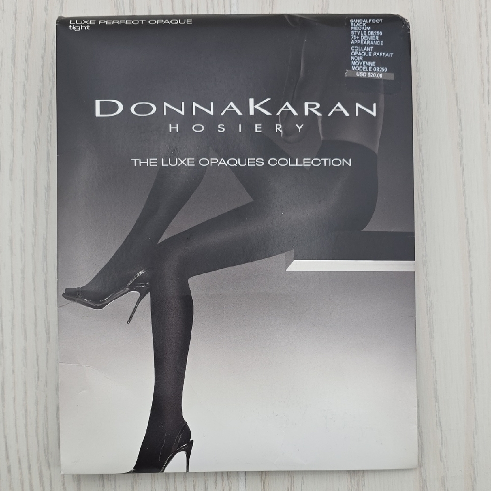 Donna Karan Black Hosiery - Luxe Opaques‎ Collection Tight